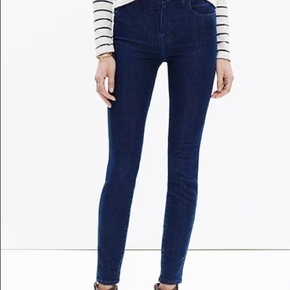 Madewell 10" High-Rise Skinny Jeans in Lydia Wash size 27